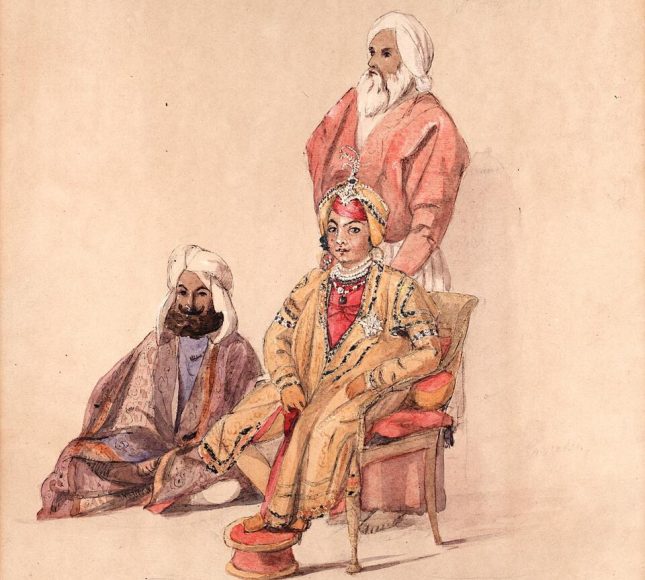 maharaja duleep singh and attendant